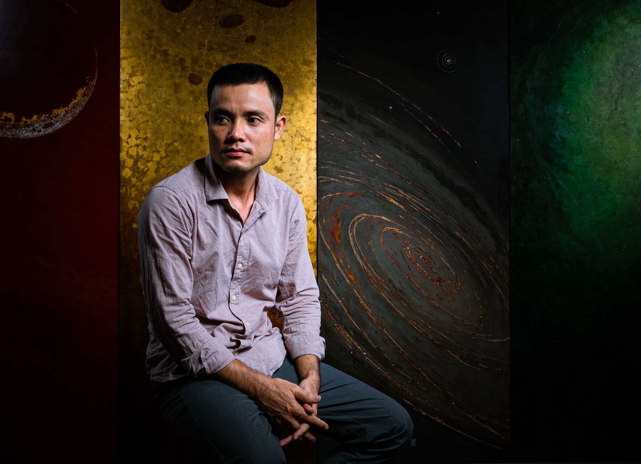 越南天才爆發型藝術家阮春綠_正觀藝術