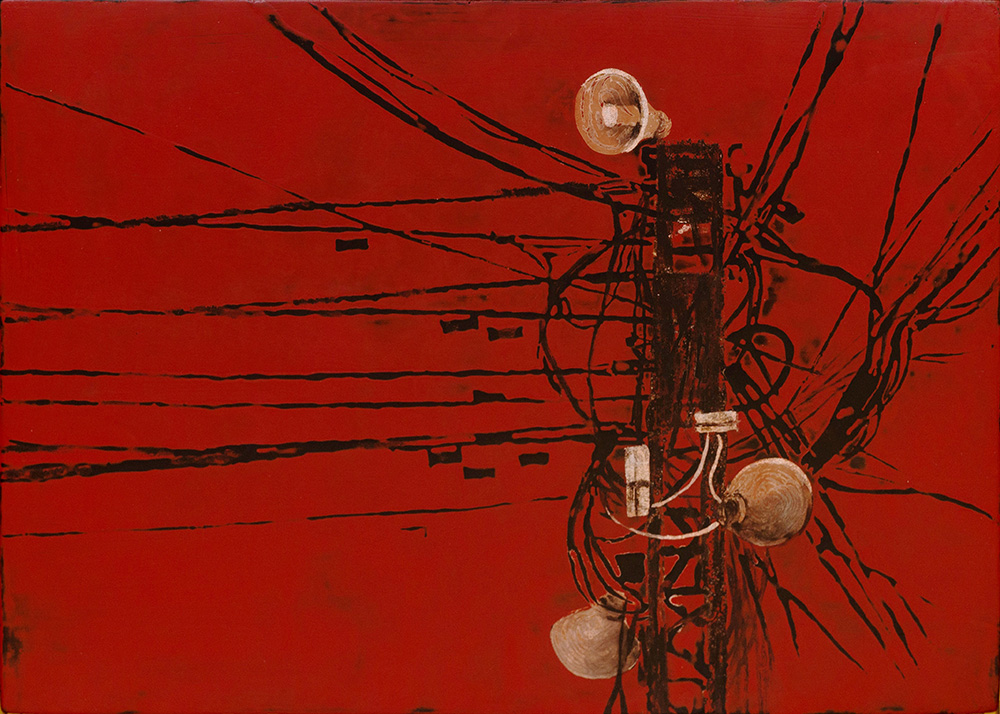 位於高雄駁二，緊鄰輕軌蓬萊站的正觀藝術，展出越南知名漆畫家陳俊龍之作品：街